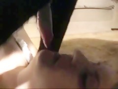 Sexy teed fingers and rubs her pussy